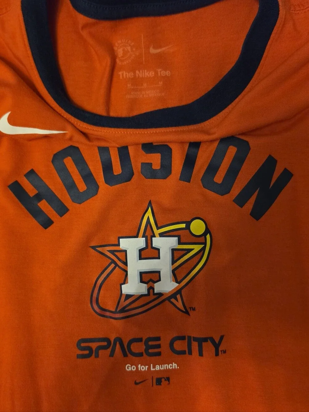 Nike Orange Houston Astros Ringer Tee